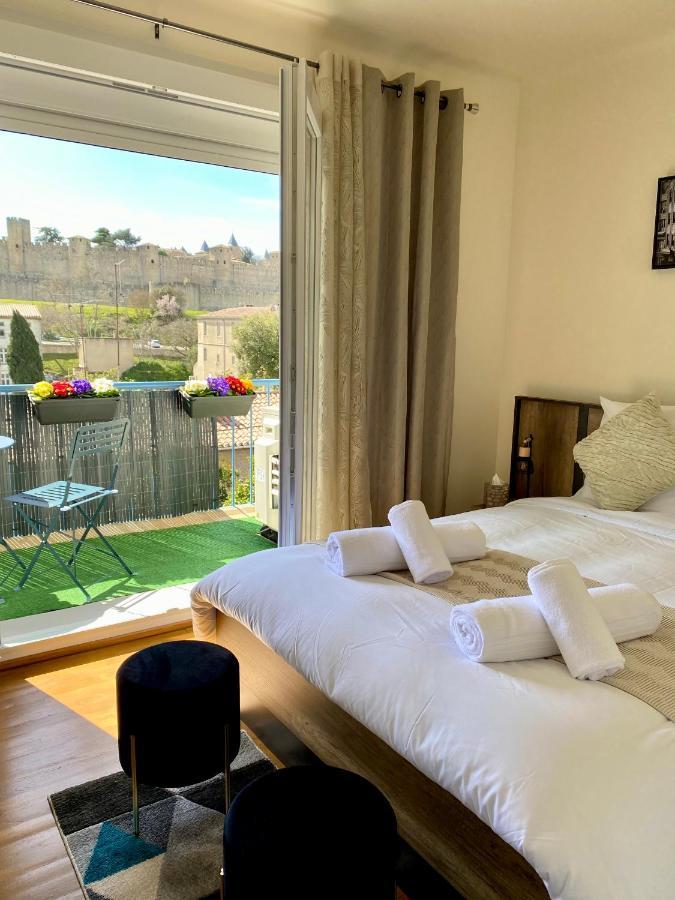 Maison Face A La Cite Carcassonne Zewnętrze zdjęcie