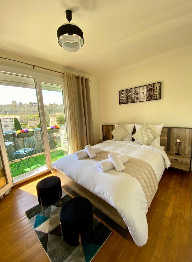 Maison Face A La Cite Carcassonne Zewnętrze zdjęcie