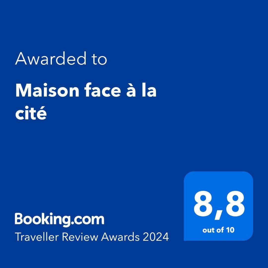 Maison Face A La Cite Carcassonne Zewnętrze zdjęcie